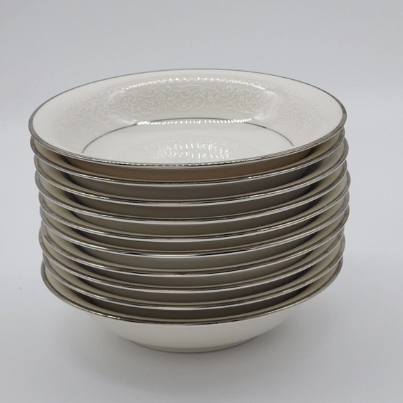 ♻️ Vintage Noritake Ivory China Sorrento (7565) 10-Fruit Bowls - Picture 1 of 5